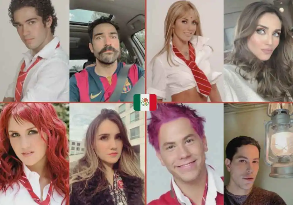 Confira o antes e o depois dos artistas do RBD