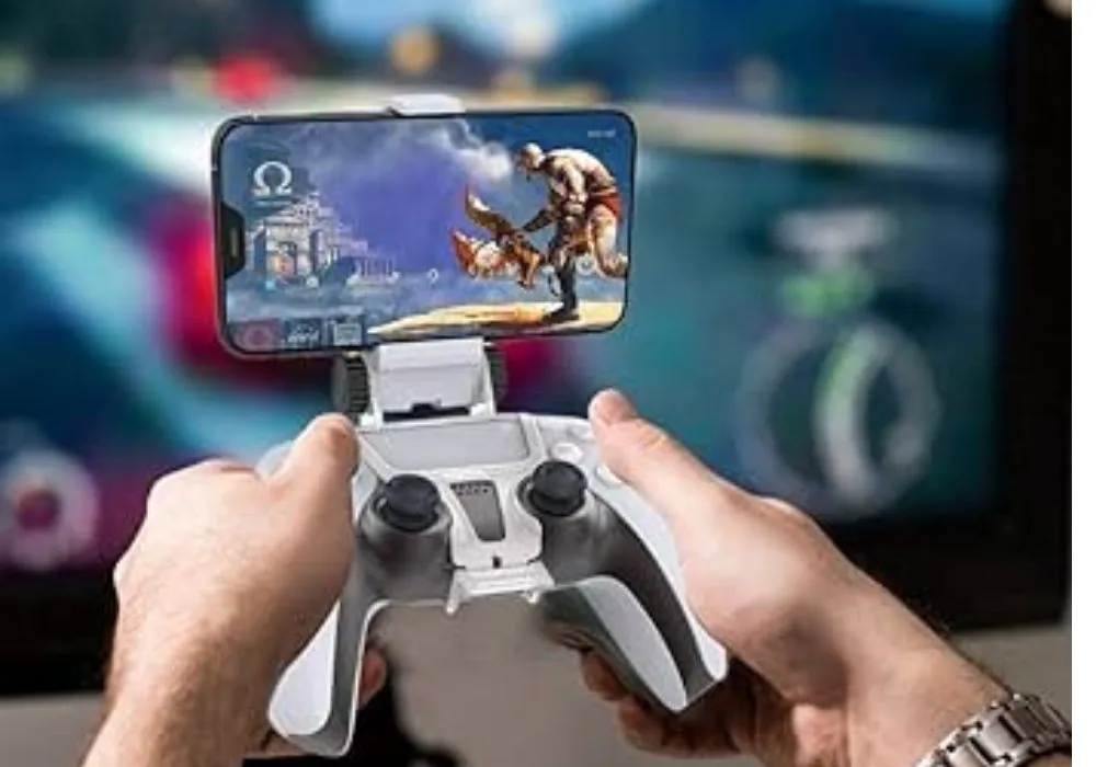 Suporte Clipe Controle Ps5 ajustável para celular